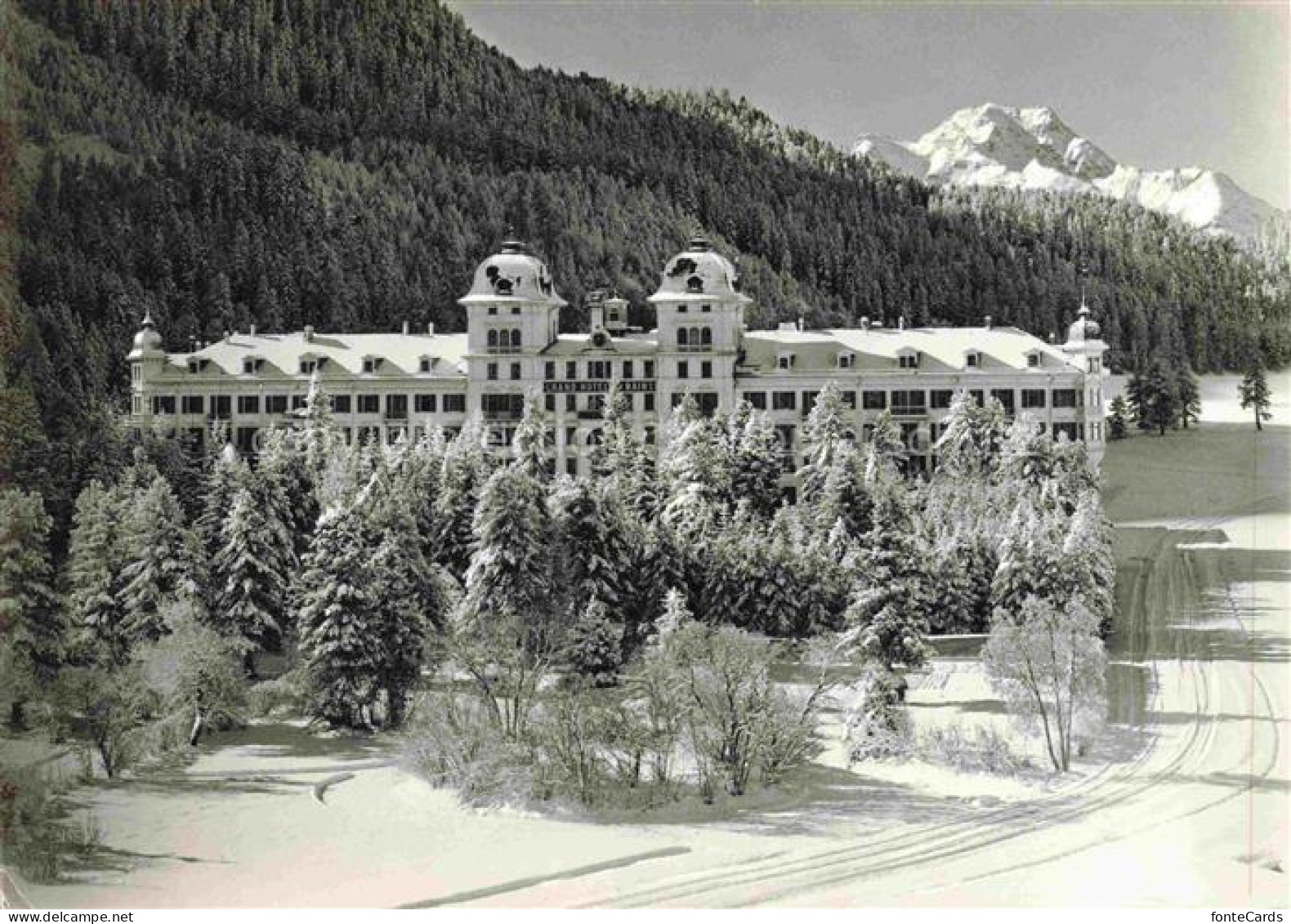 St Moritz  SANKT MORITZ GR Grand Hotel Kurhaus Wintersportplatz Alpen