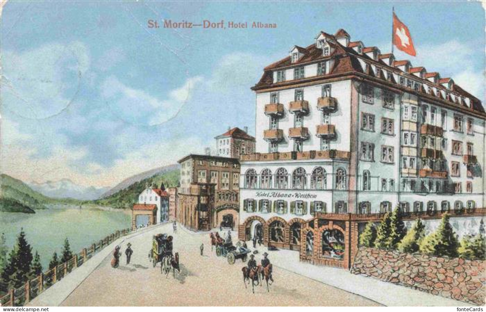 St Moritz  SANKT MORITZ GR Hotel Albana