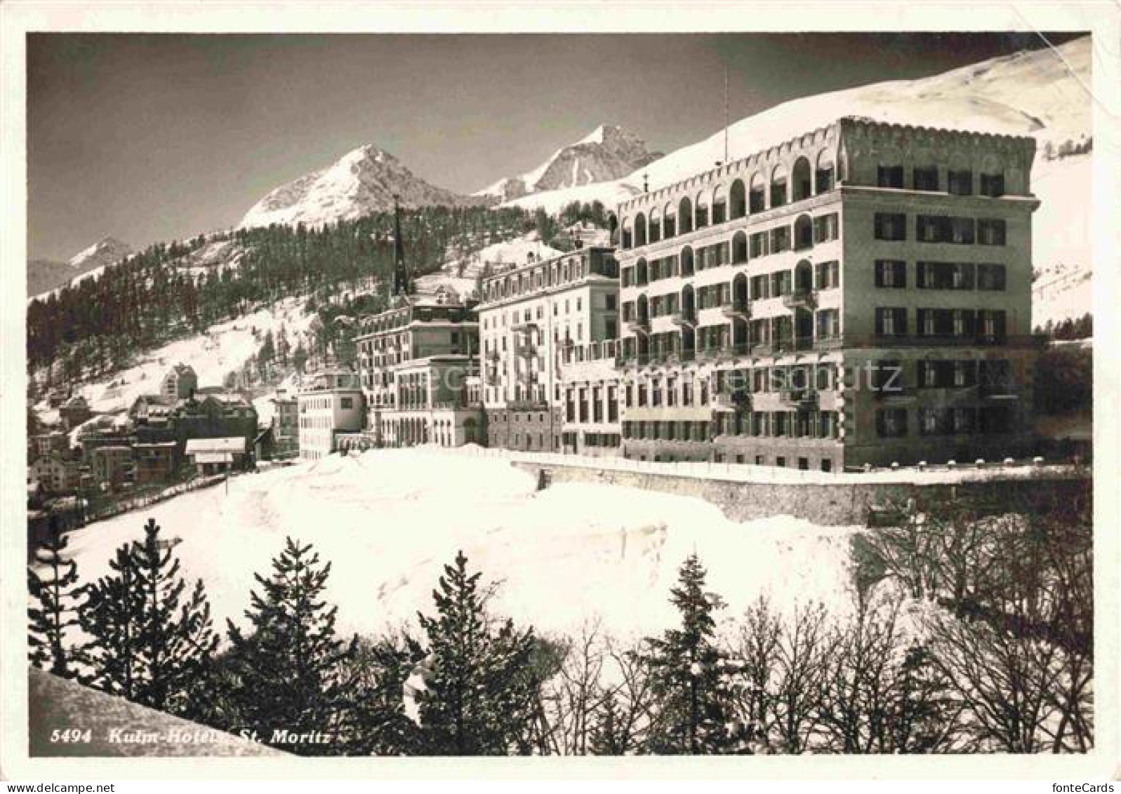 St Moritz  SANKT MORITZ GR Kulm Hotels