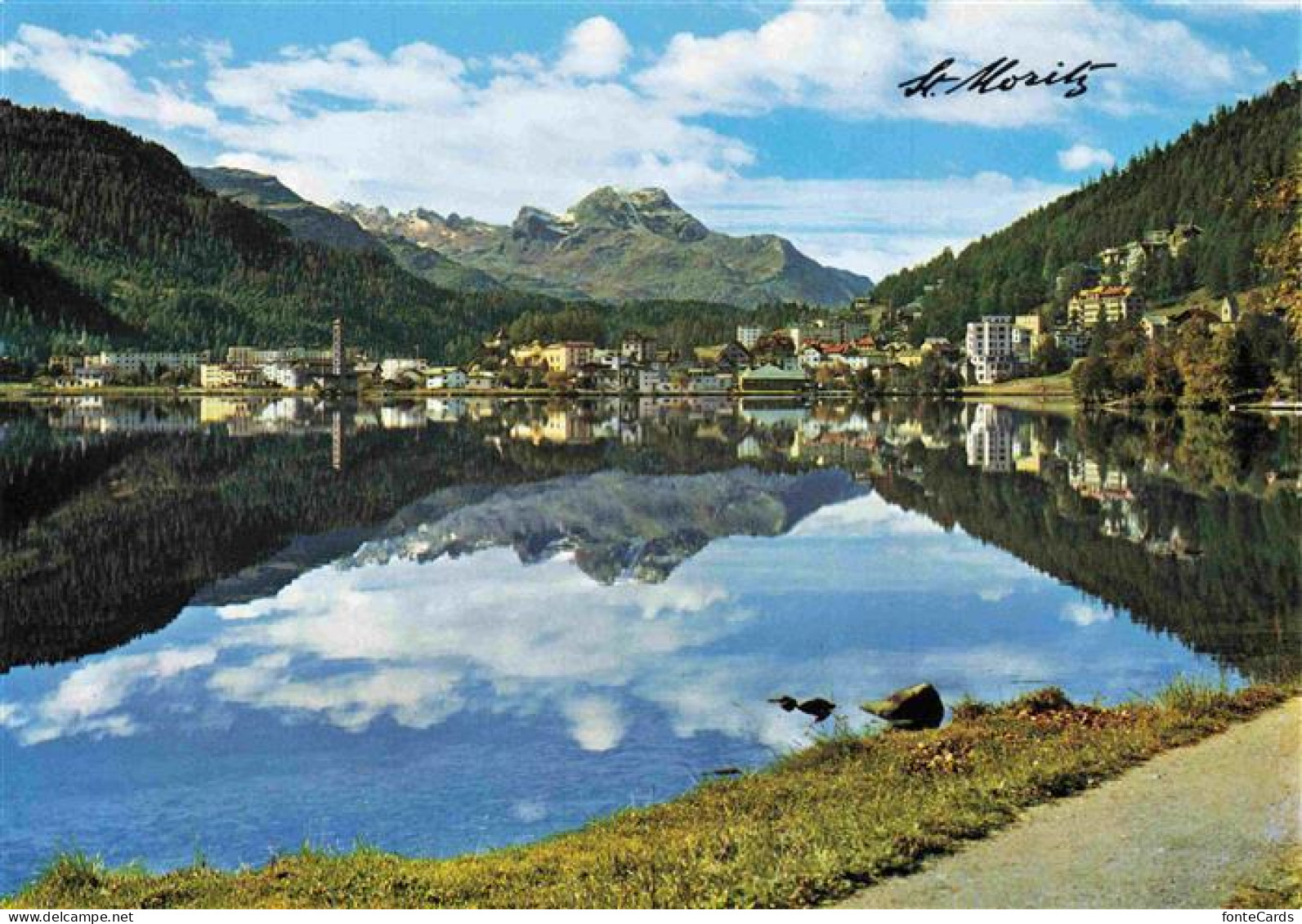 St Moritz  SANKT MORITZ GR mit Piz La Margna
