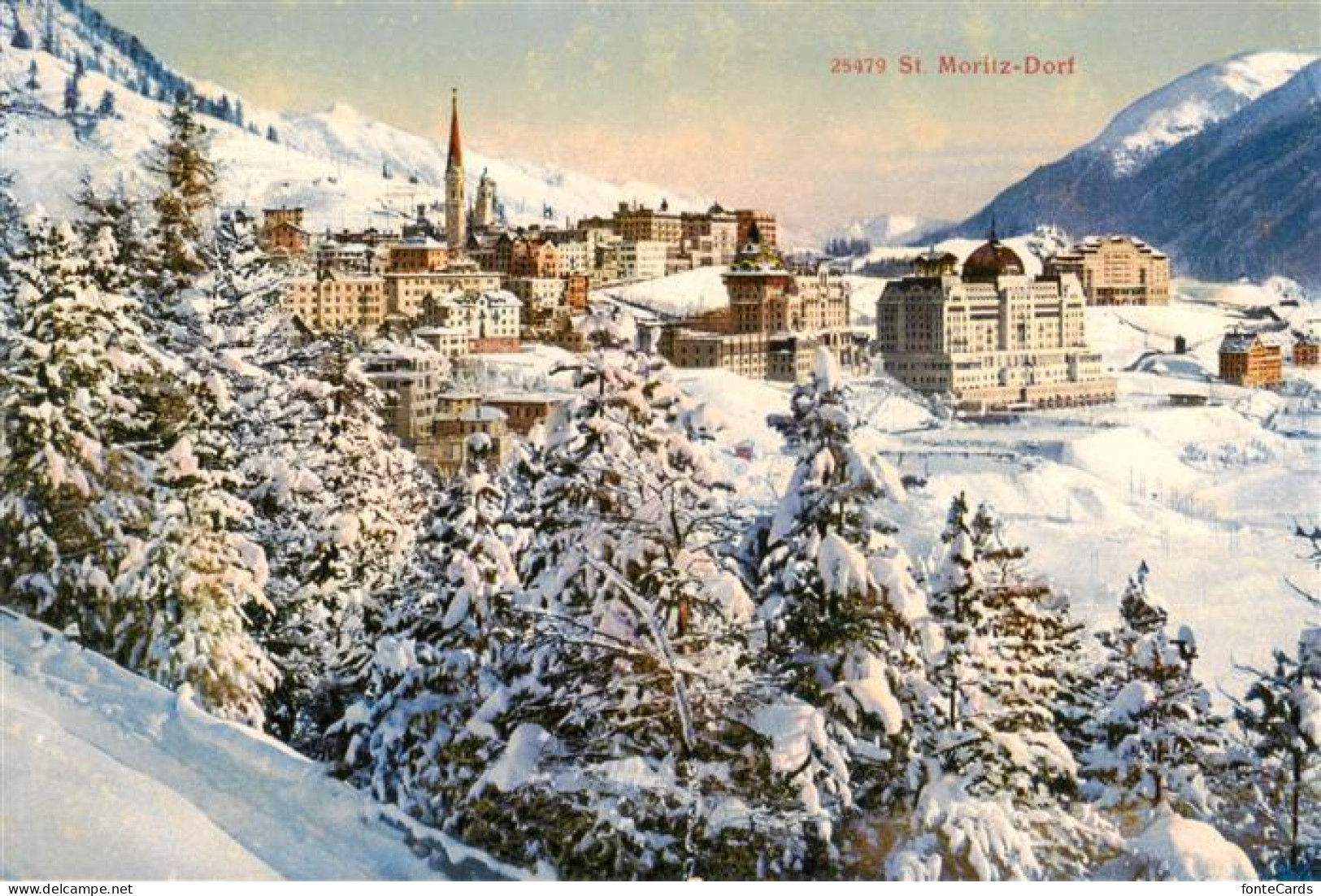 St Moritz  SANKT MORITZ GR Panorama