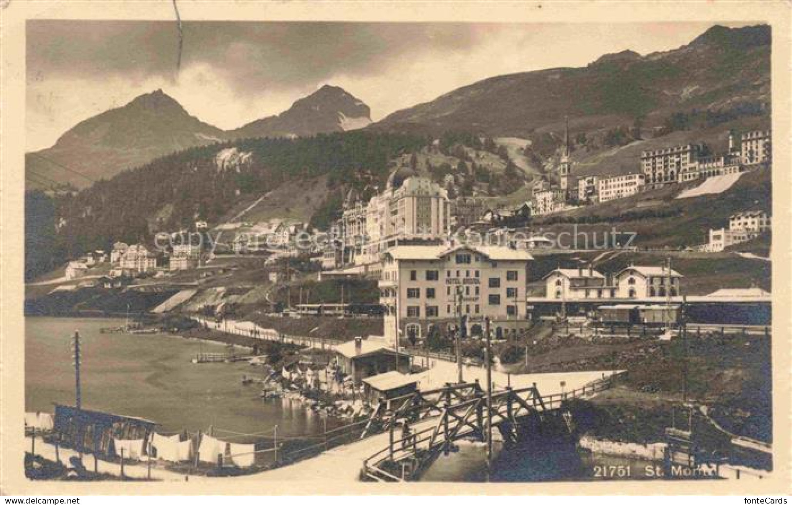 St Moritz  SANKT MORITZ GR Panorama