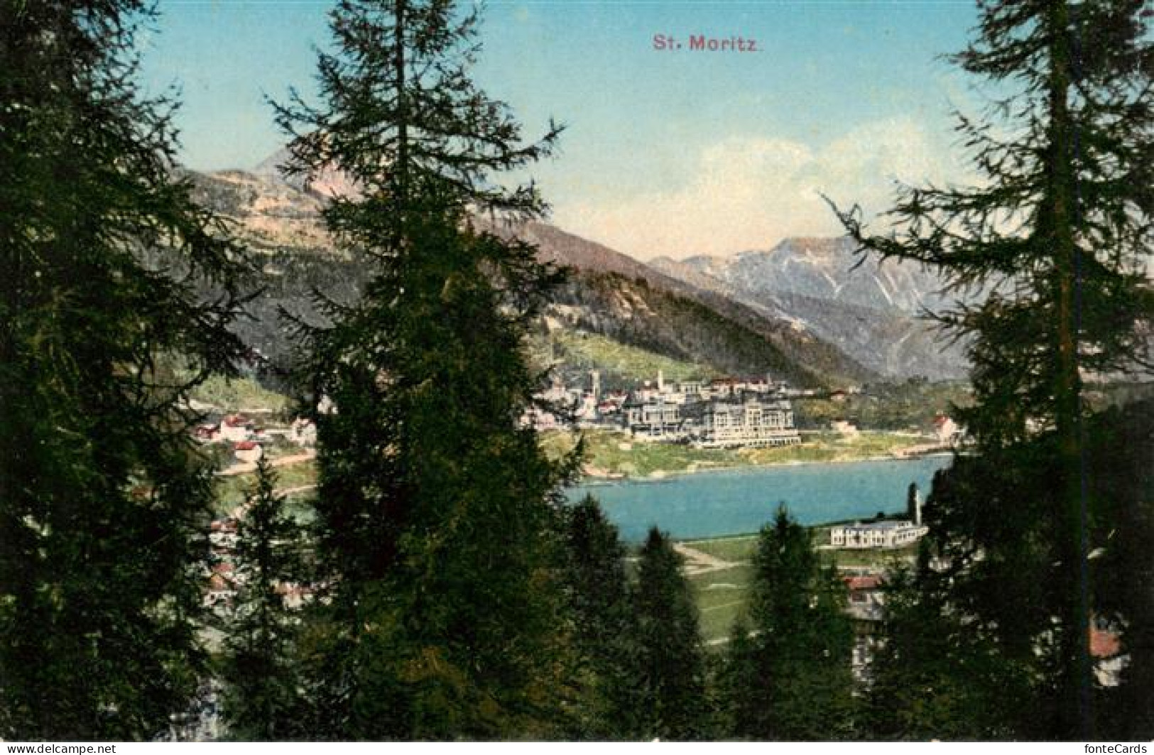 St Moritz  SANKT MORITZ GR Panorama