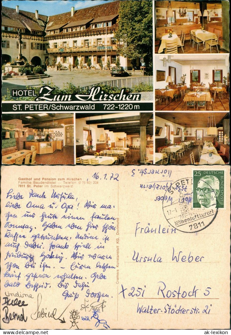 St. Peter (Hochschwarzwald) St. Peter (Hochschwarzwald) Gasthof Pension 1972