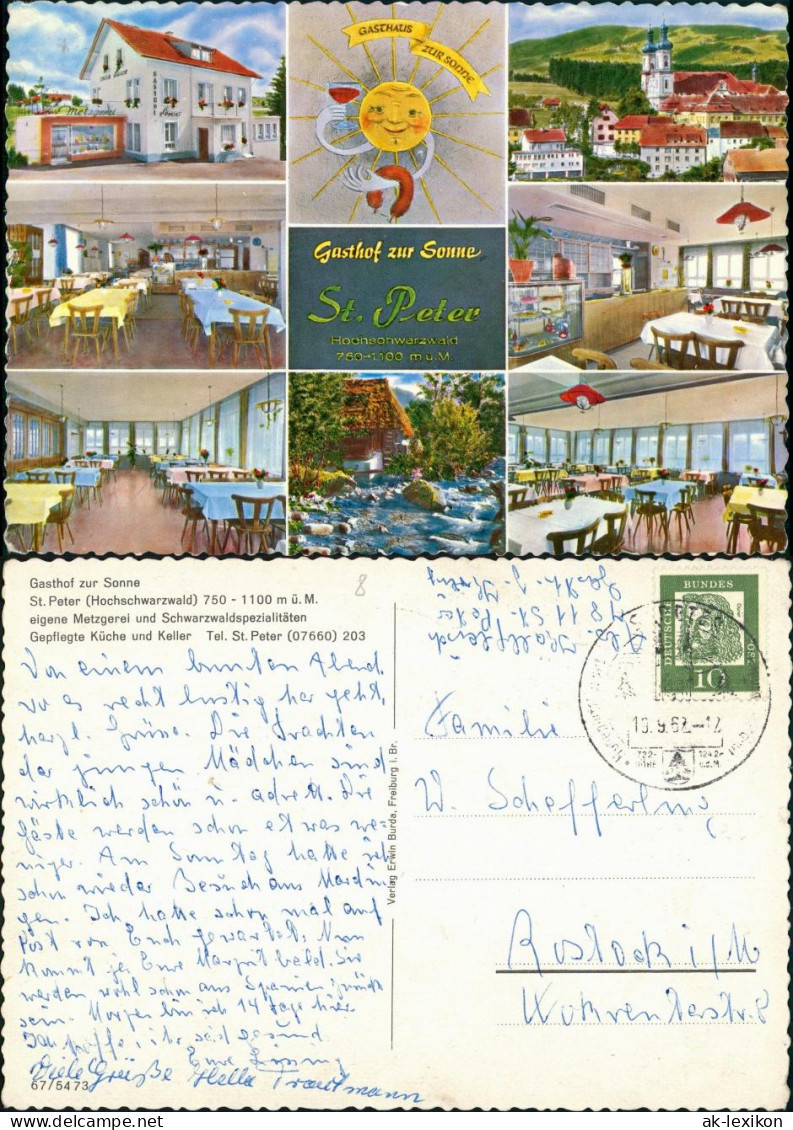 St. Peter (Hochschwarzwald) St. Peter (Hochschwarzwald) Gasthof zur Sonne  1967