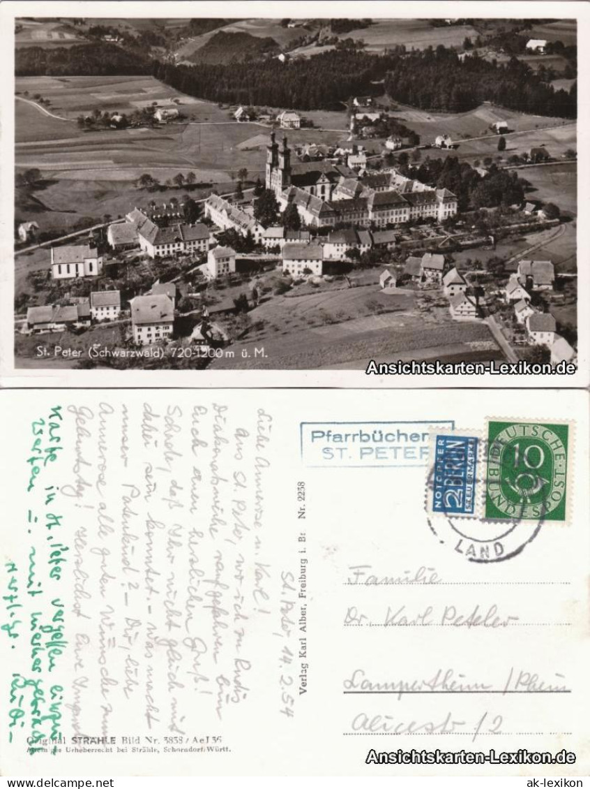 St. Peter (Hochschwarzwald) St. Peter (Hochschwarzwald) Luftbild 1954