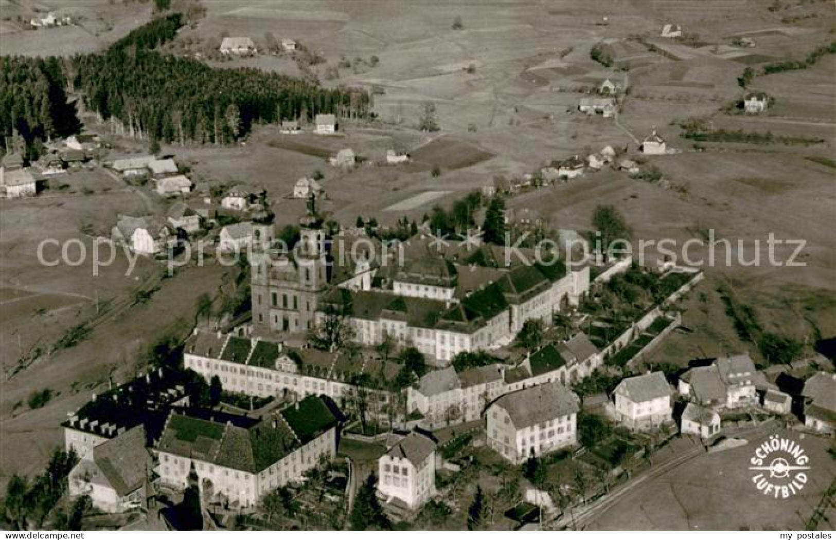 St Peter Schwarzwald Hoehenluftkurort Klosterkirche Erbauer Peter Thumb Fliegera