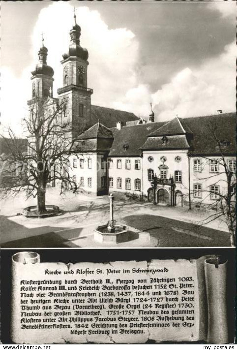 St Peter Schwarzwald Kirche und Kloster St Peter