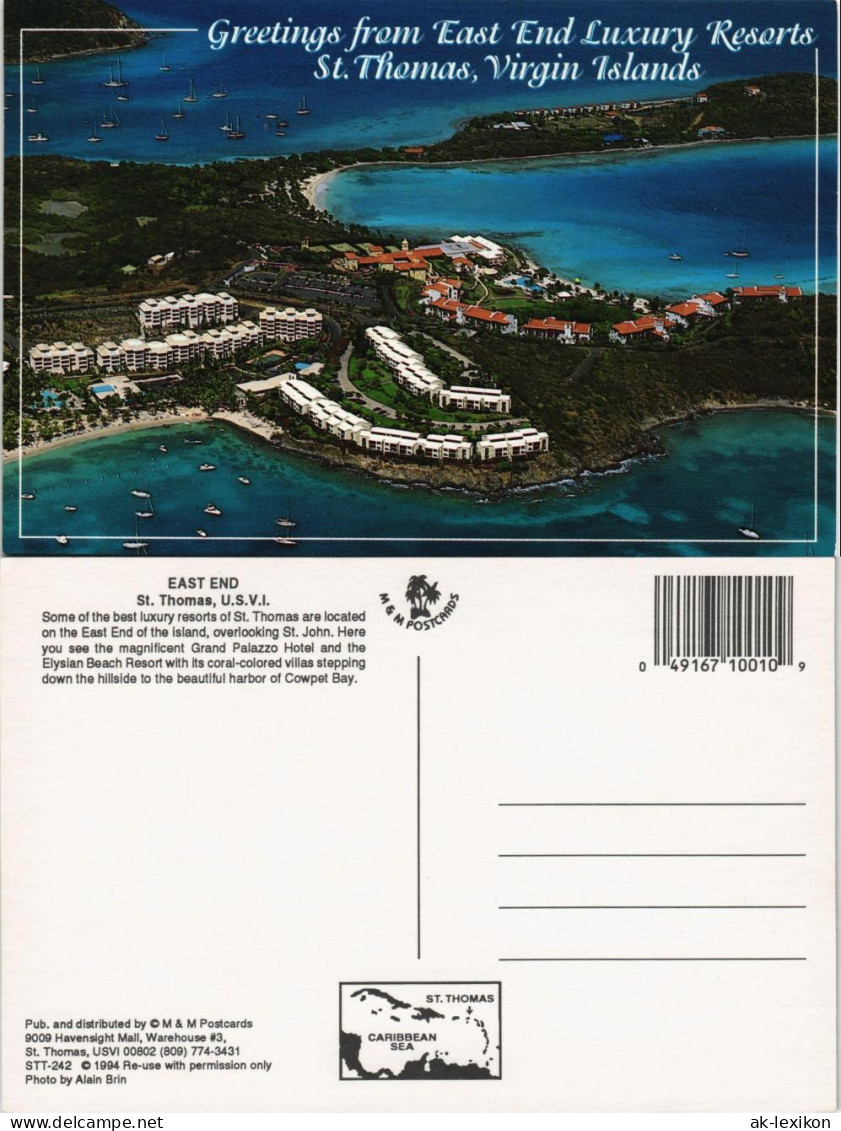 St. Thomas Sankt Thomas Aerial View Luftaufnahme Virgin Islands 2000