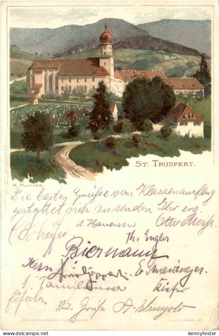 St. Trudpert - Litho - Münstertal