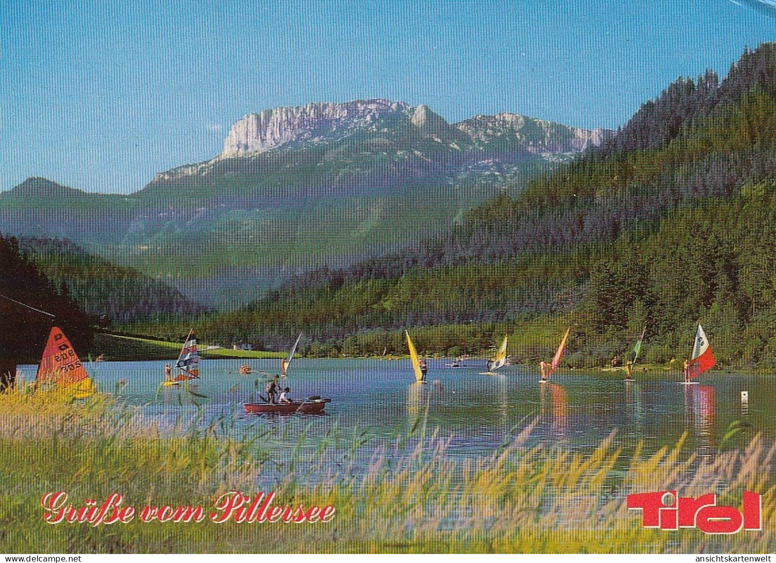 St.Ulrich am Pillersee, mit Steinplatte,Windsurfcenter ngl #E3126