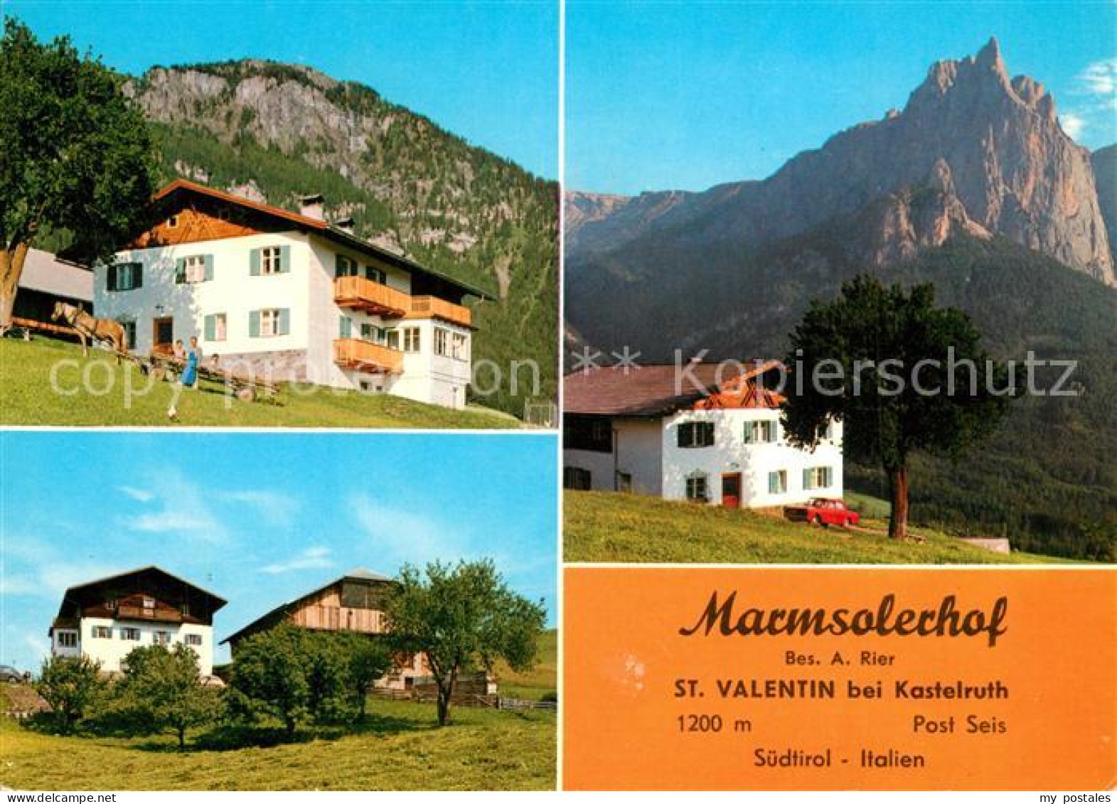 St Valentin Haide Vinschgau Marmsolerhof Gaestehaus Dolomiten