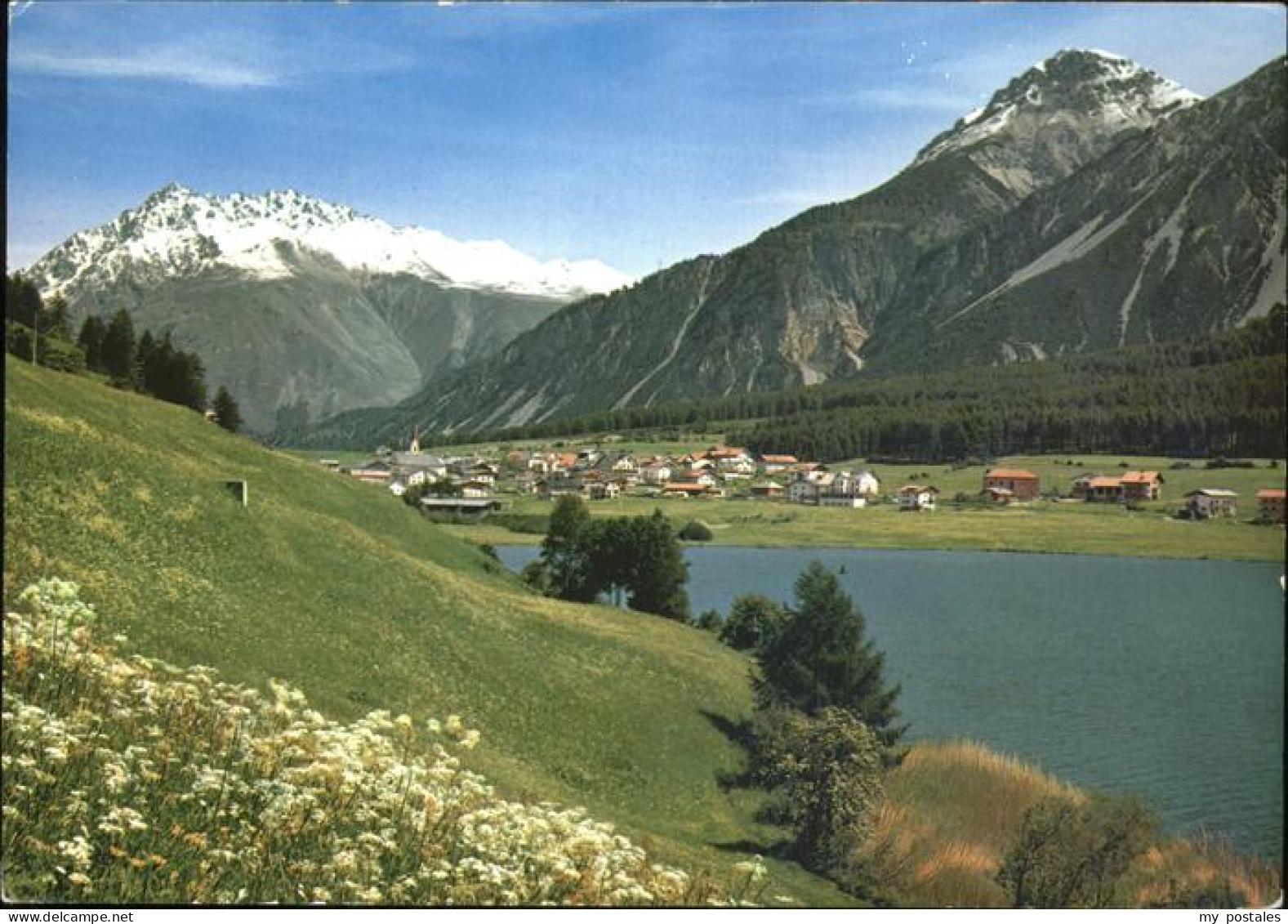 St Valentin Haide Vinschgau mit Alpenpanorama