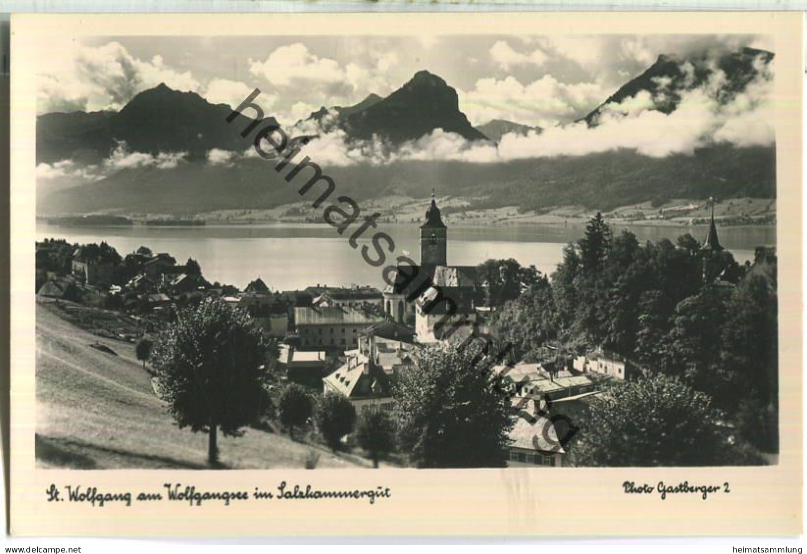 St. Wolfgang am Wolfgangsee - Foto-Ansichtskarte - Verlag Sepp Gastberger St. Wolfgang