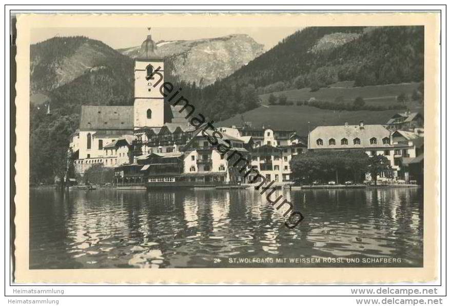 St. Wolfgang - Schafberg - Foto-AK