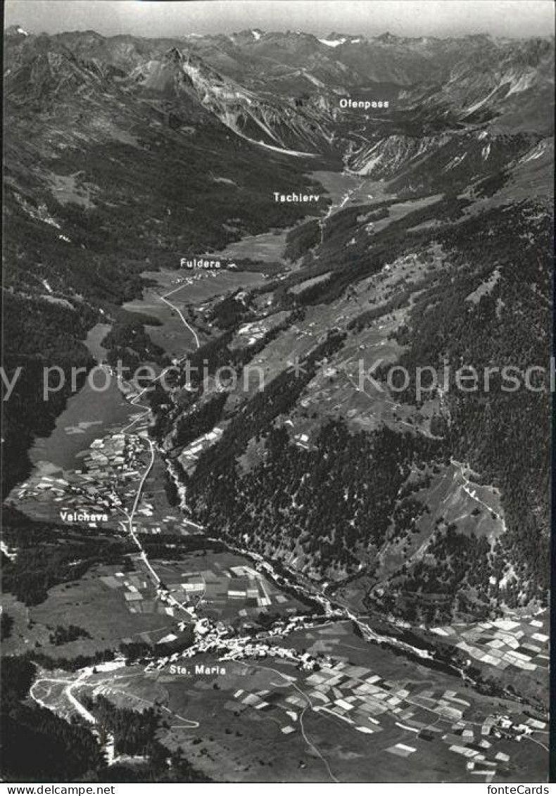 Sta Maria Muestair Fuldera Tschierv mit Ofenpass