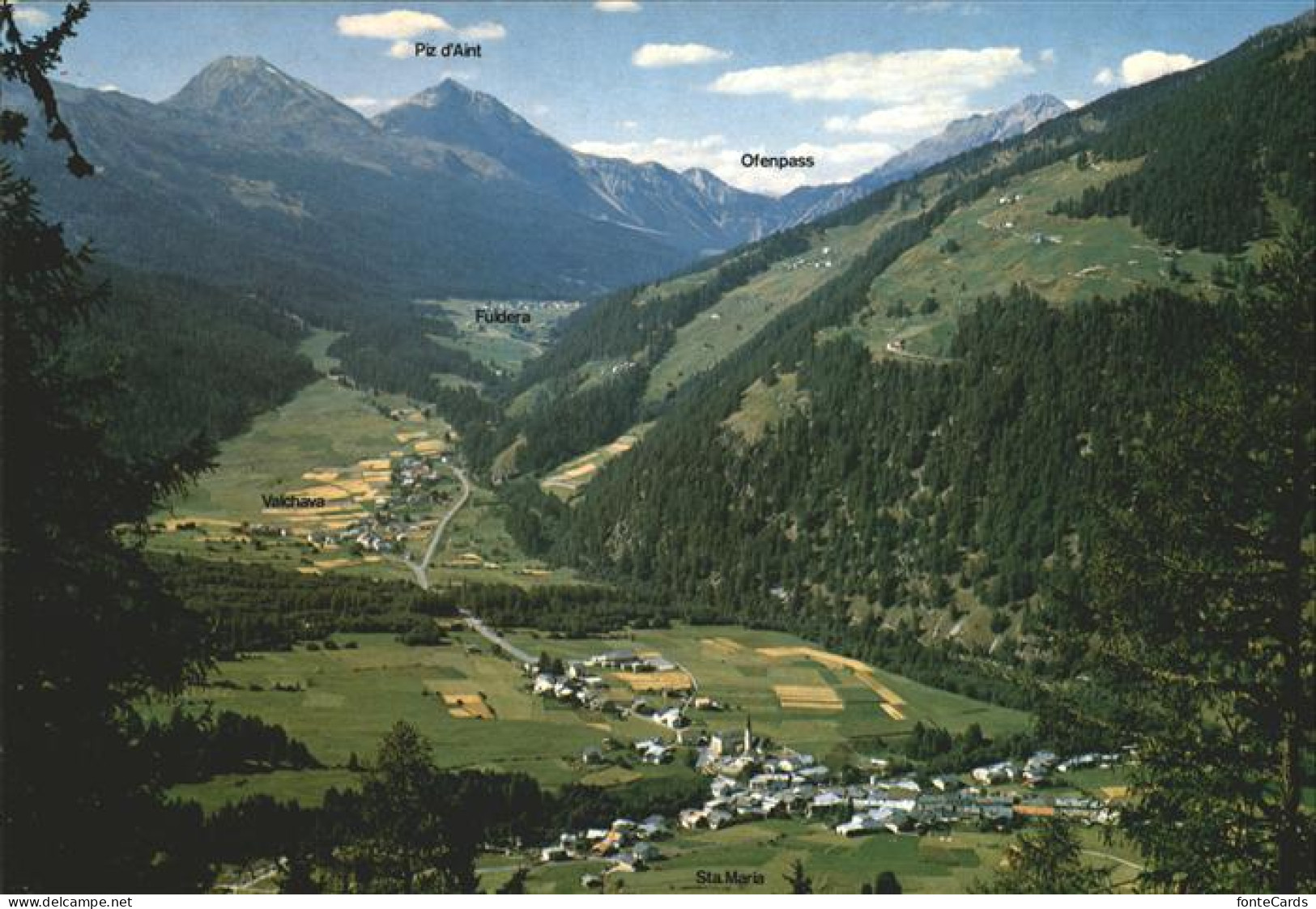 Sta Maria Muestair Valchava Fuldera Piz d Aint Ofenpass