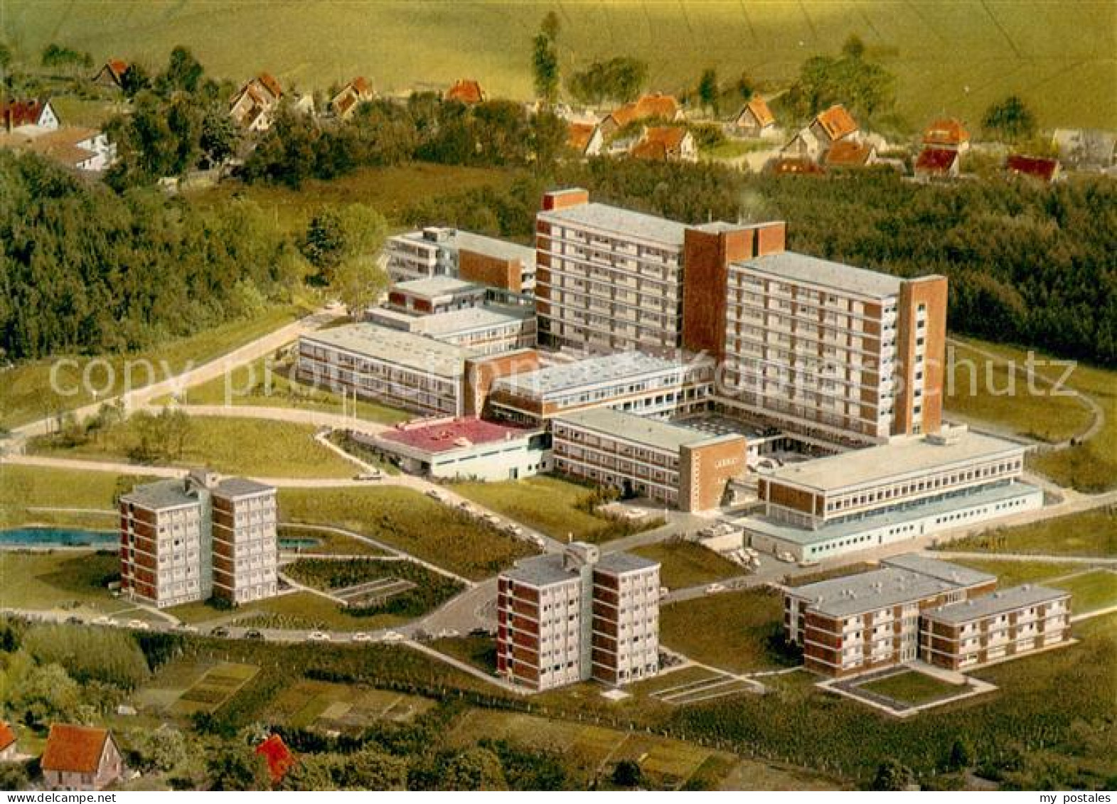 Stade Niederelbe Hauptschwerpunktkrankenhaus Fliegeraufnahme