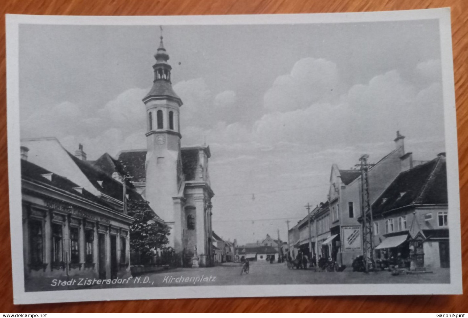Stadt Zistersdorf N.D. - Kirchenplatz - Speichern Anton Reich Fleischhauer u. Selcher - Moto, Motorcycle
