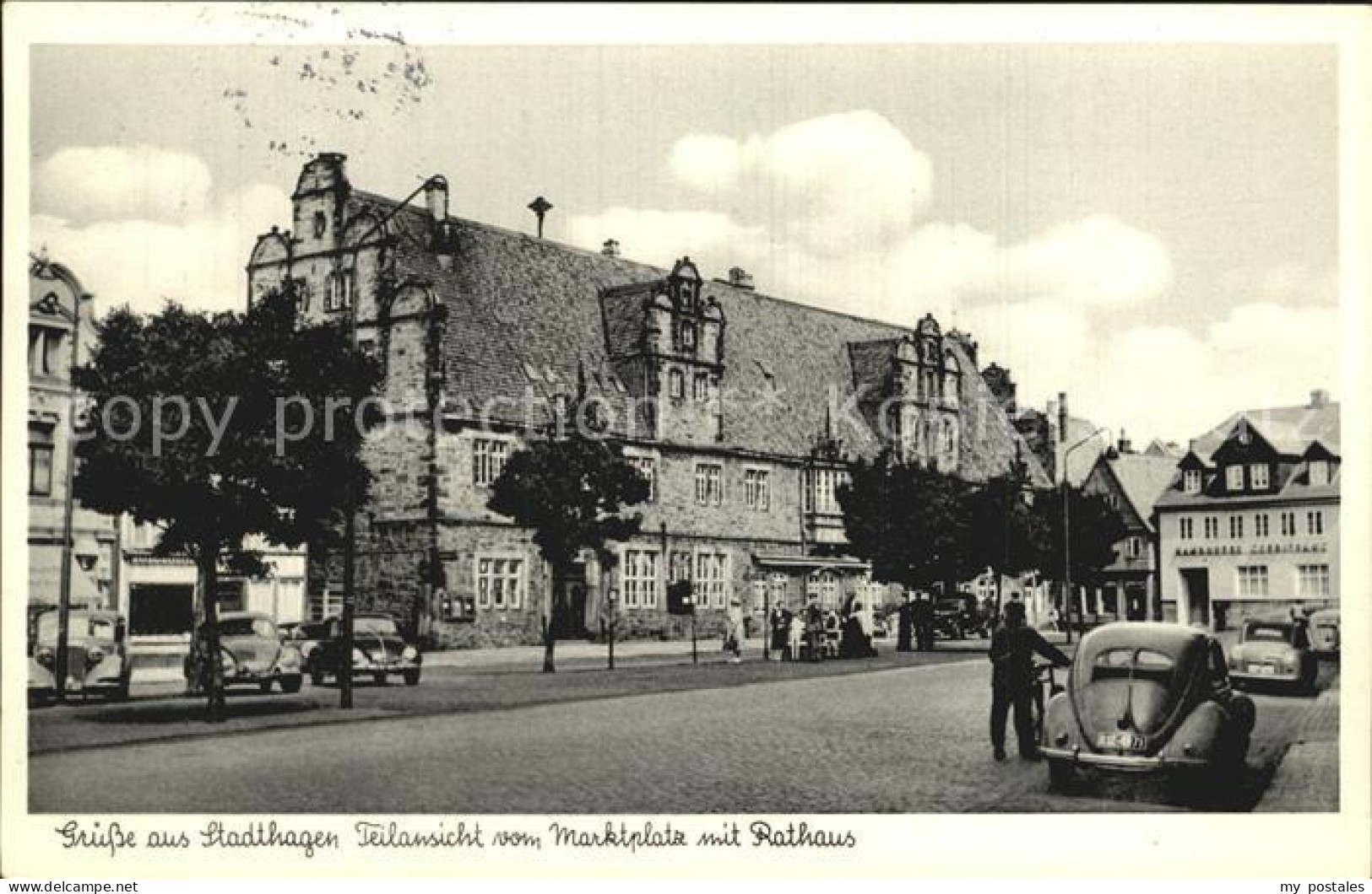 Stadthagen Marktplatz Rathaus
