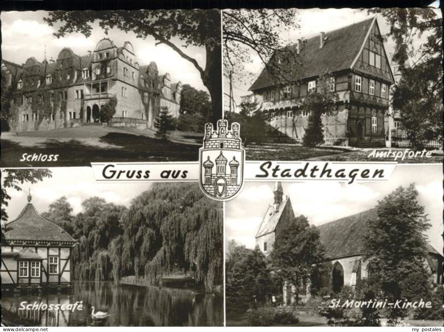 Stadthagen Schloss Amtspforte St. Martini-Kirche