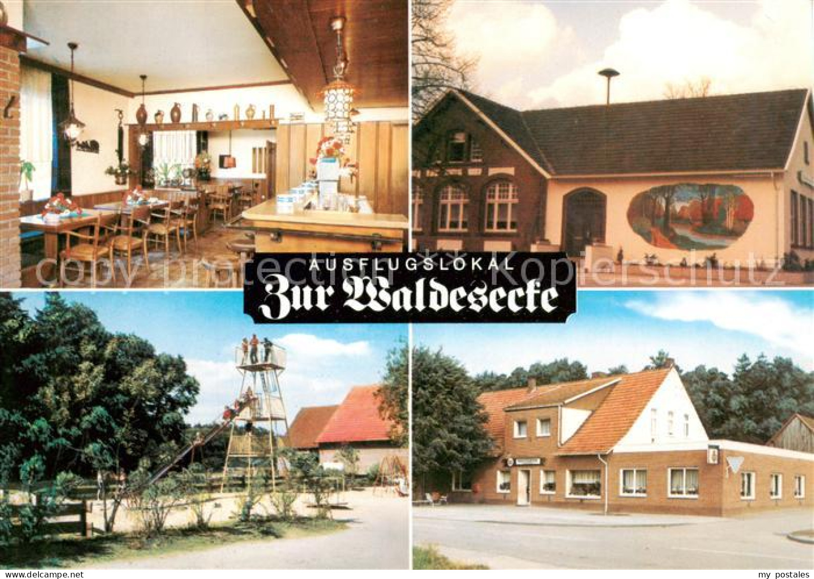 Stadtlohn-Bueren Ausflugslokal Zur Waldesecke Gaststube Aussichtsturm