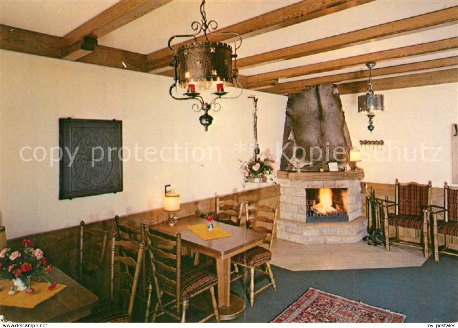 Stadtlohn-Bueren Gaststaette Ritter Kaminzimmer