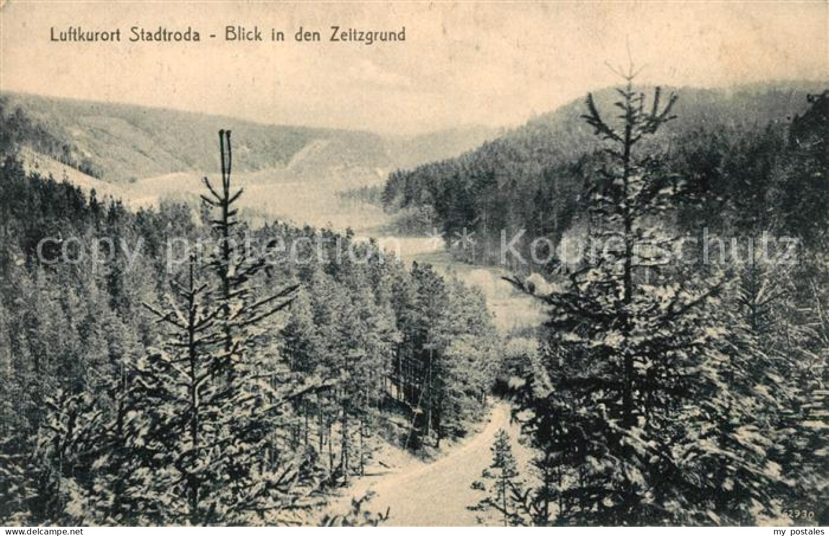 Stadtroda Landschaftspanorama Zeitzgrund