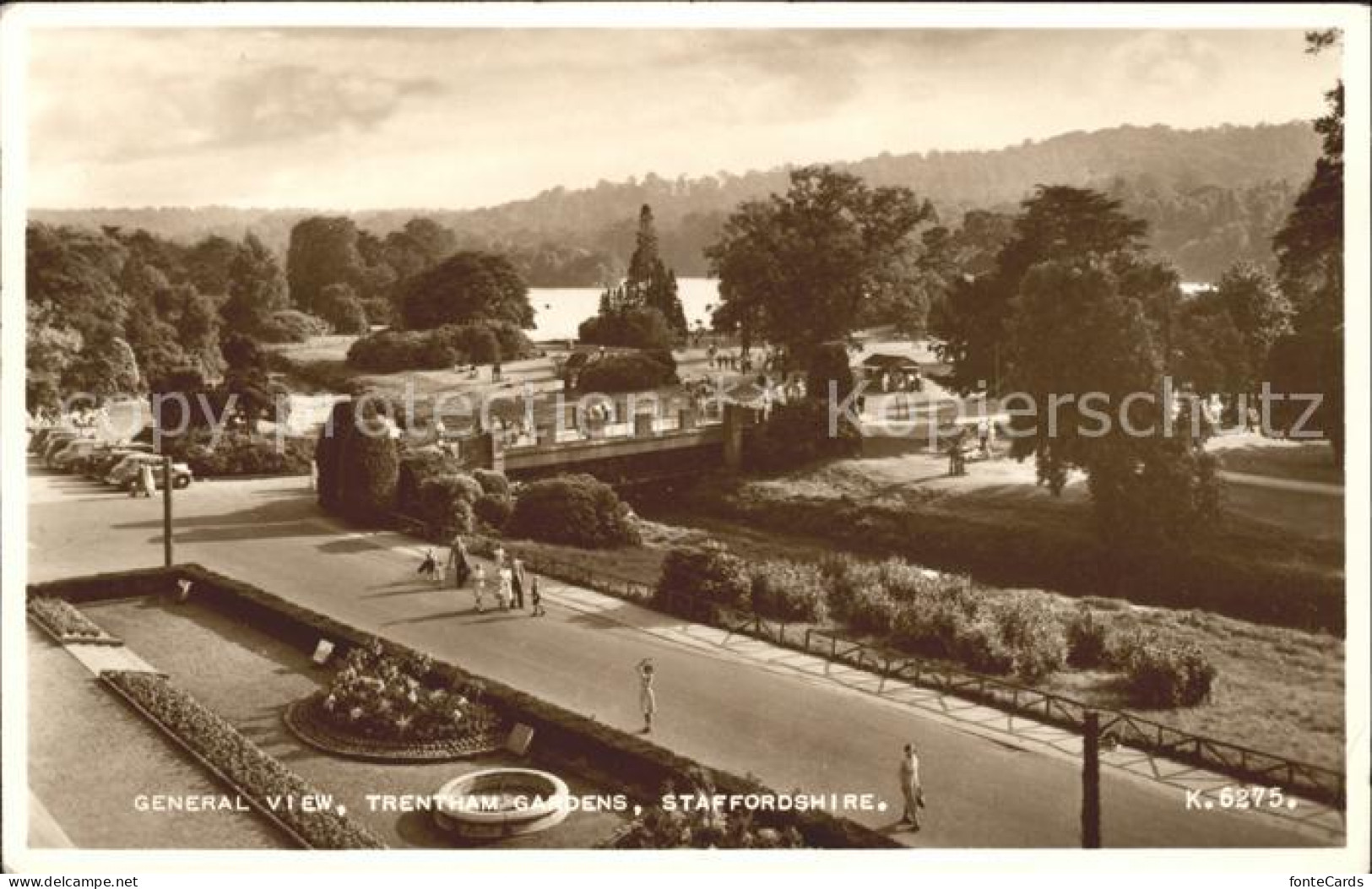 Staffordshire Moorlands General view Trentham Gardens