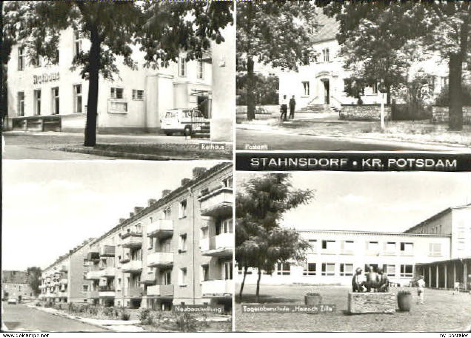 Stahnsdorf Rathaus Schule Siedlung x 1994