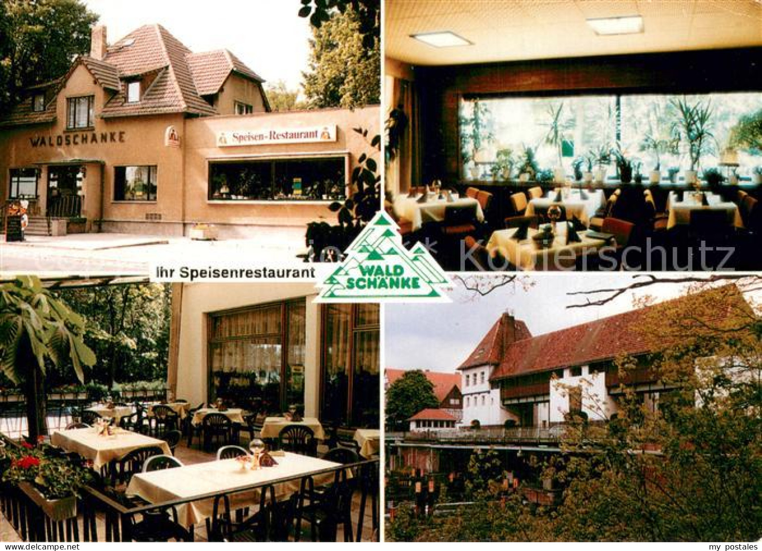 Stahnsdorf Waldschaenke Speiserest. Teilansichten