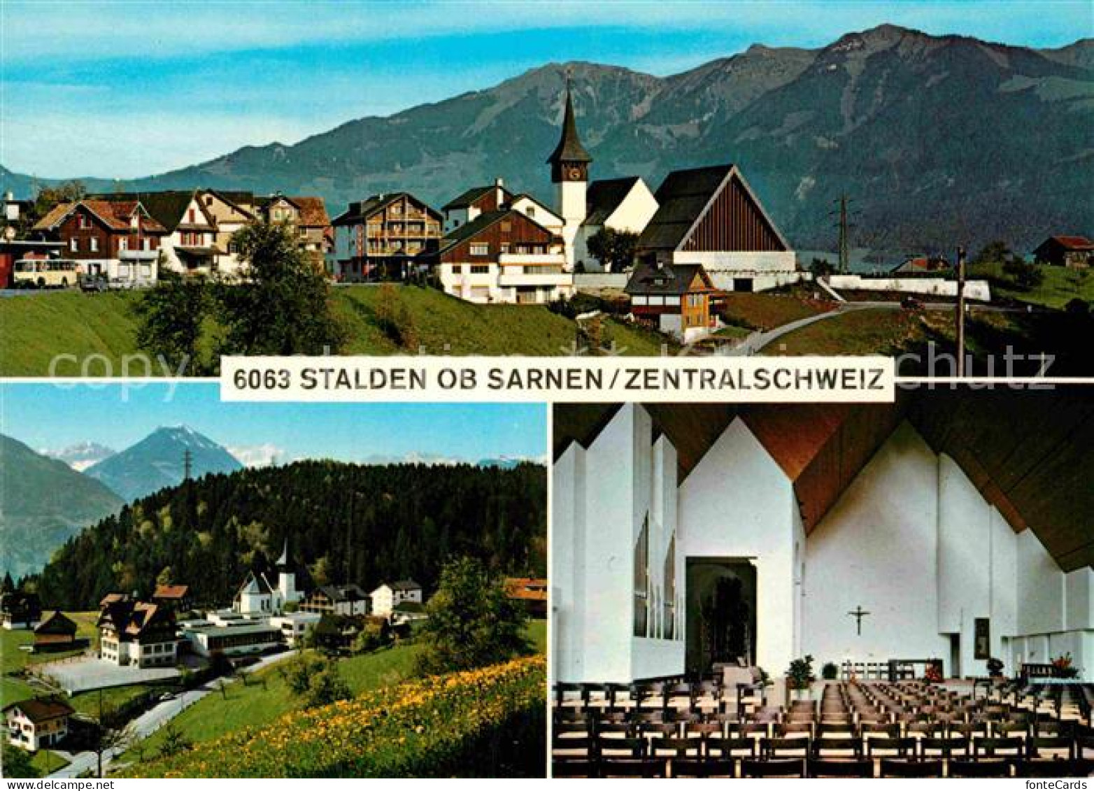 Stalden OW Teilansicht Kirche