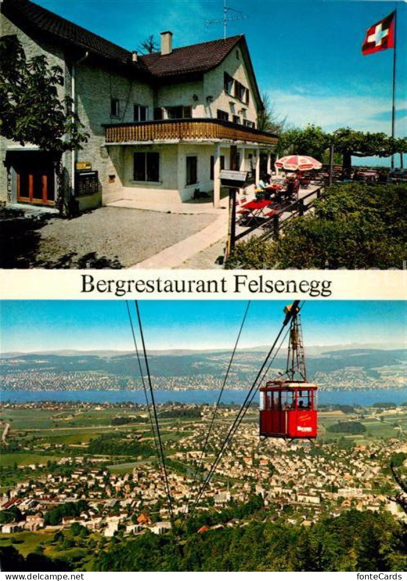 Stallikon Bergrestaurant Felsenegg Luftseilbahn
