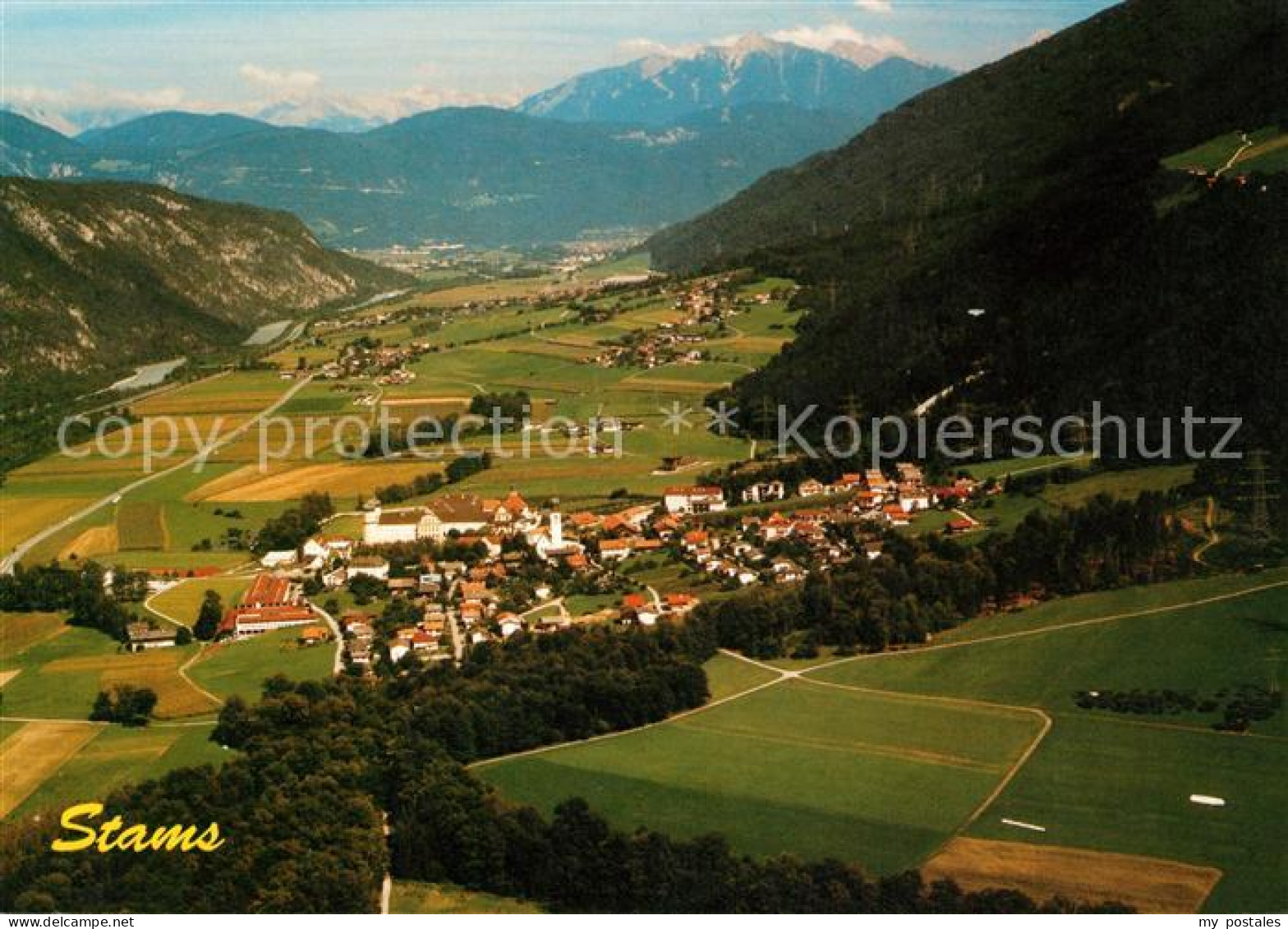 Stams Schulzentrum Fliegeraufnahme