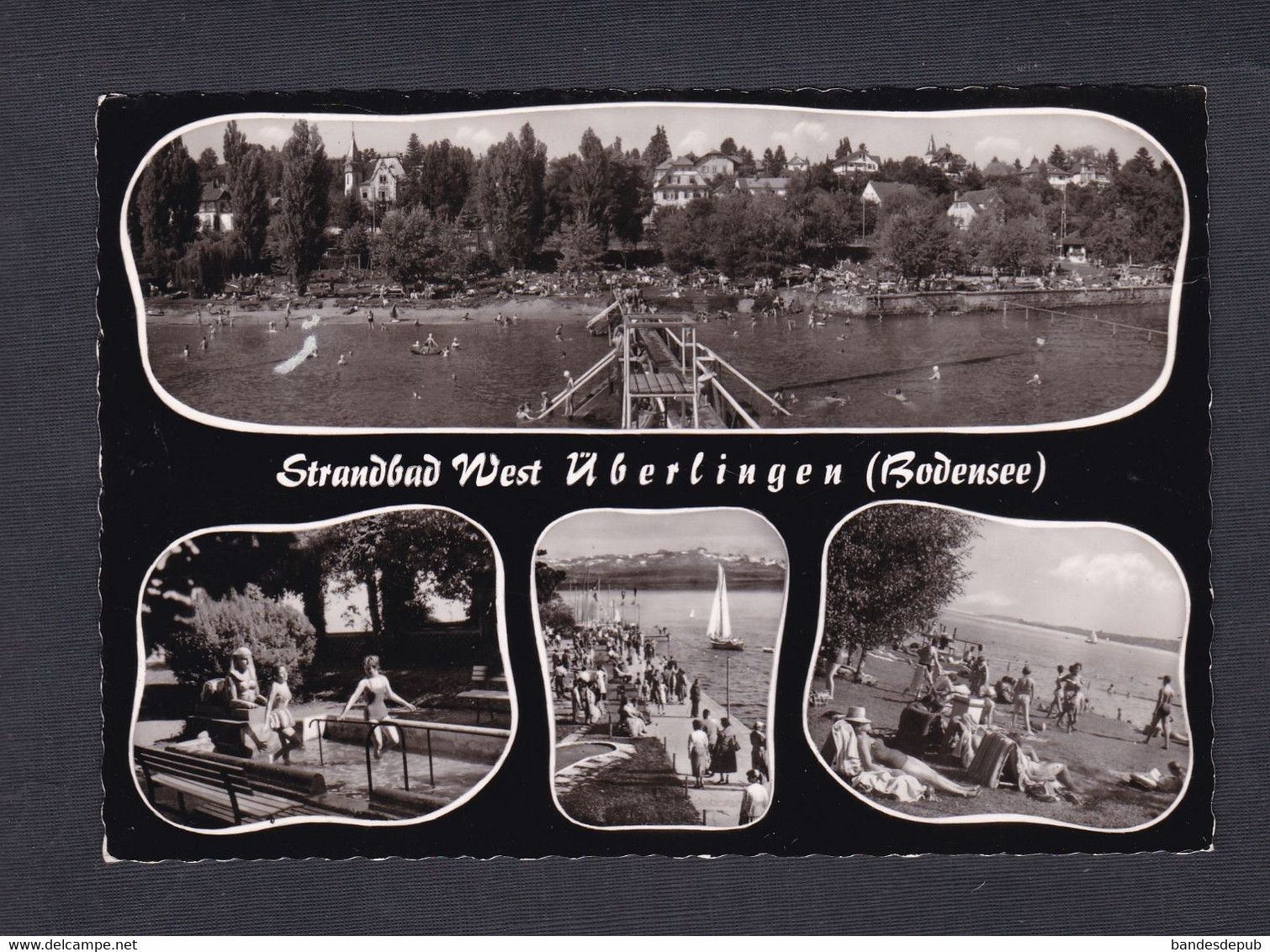 Standbad West ÜBERLINGEN Bodensee ( multivues plage Erwin Burda)