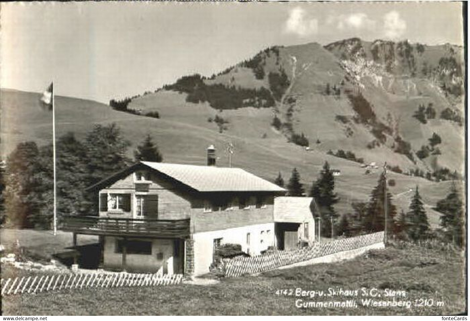 Stans NW Stans Skihaus x 1961