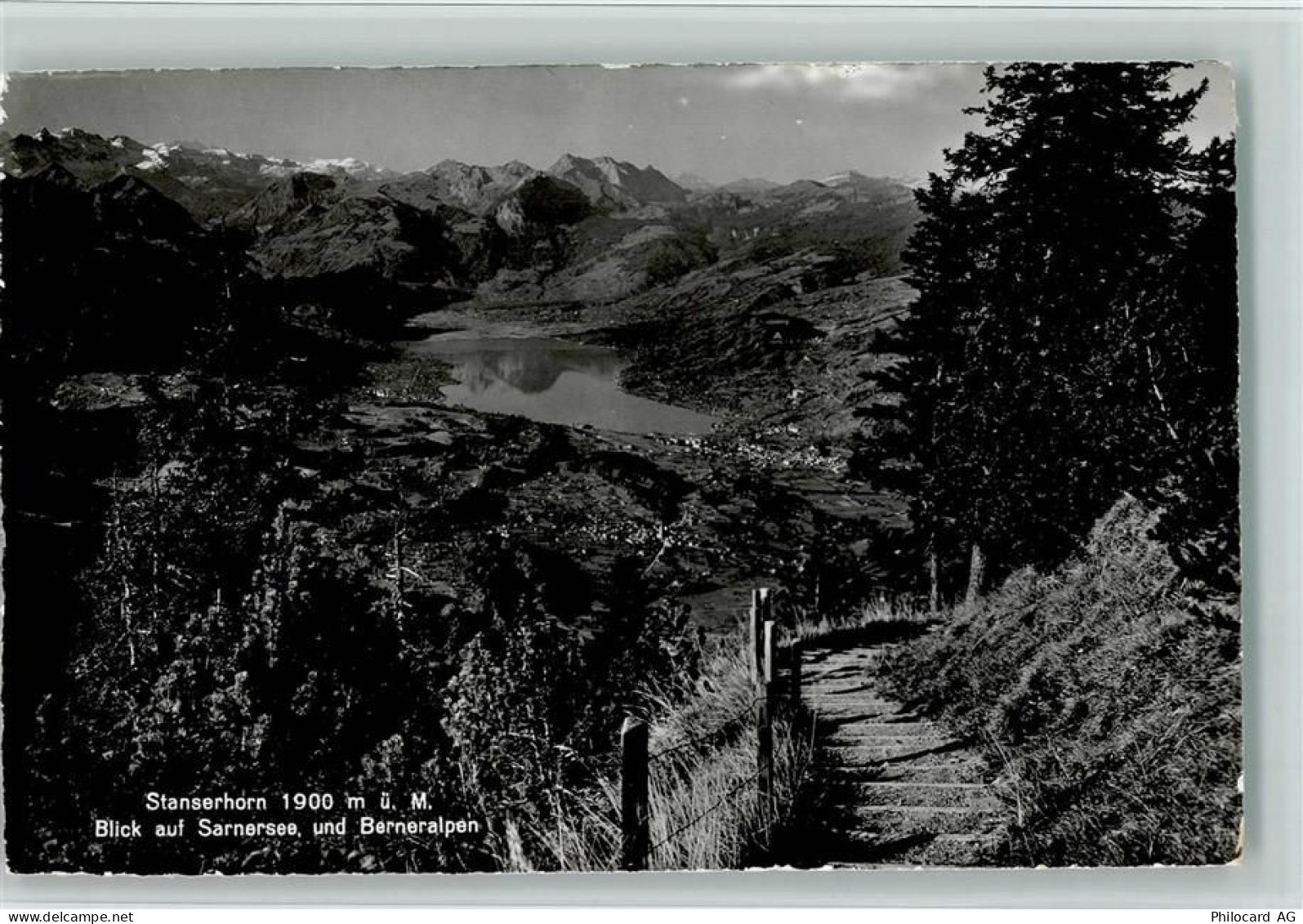 Stanserhorn - Blick auf Sarnersee und Berneralpen - 11063253
