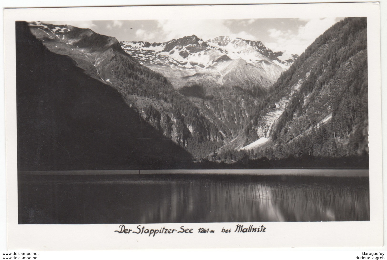 Stappitzer See bei Mallnitz old postcard unused b190401