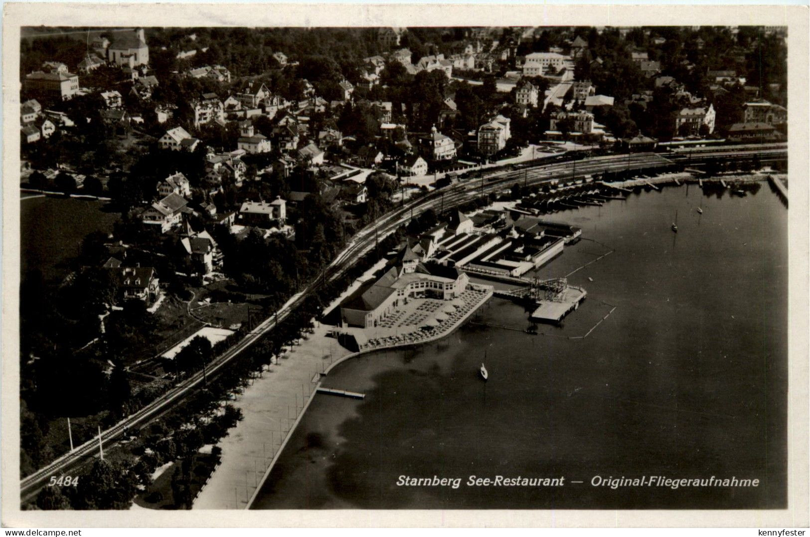 Starnberg - Seerestaurant - Fliegeraufnahme