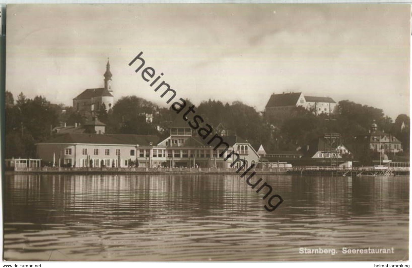 Starnberg - Seerestaurant - Foto-Ansichtskarte - Verlag Photo-Wörsching Starnberg