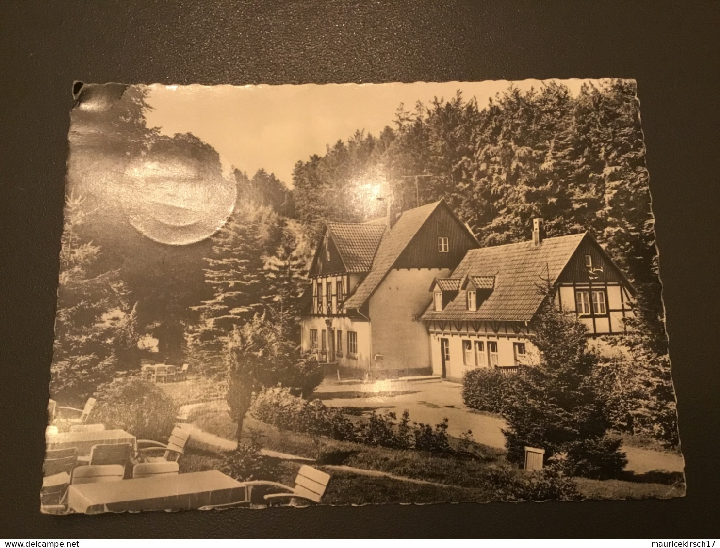 Start 1€ Postkarte Ansichtskarte Deutschland forsthaus oesede georgsmarienhutte