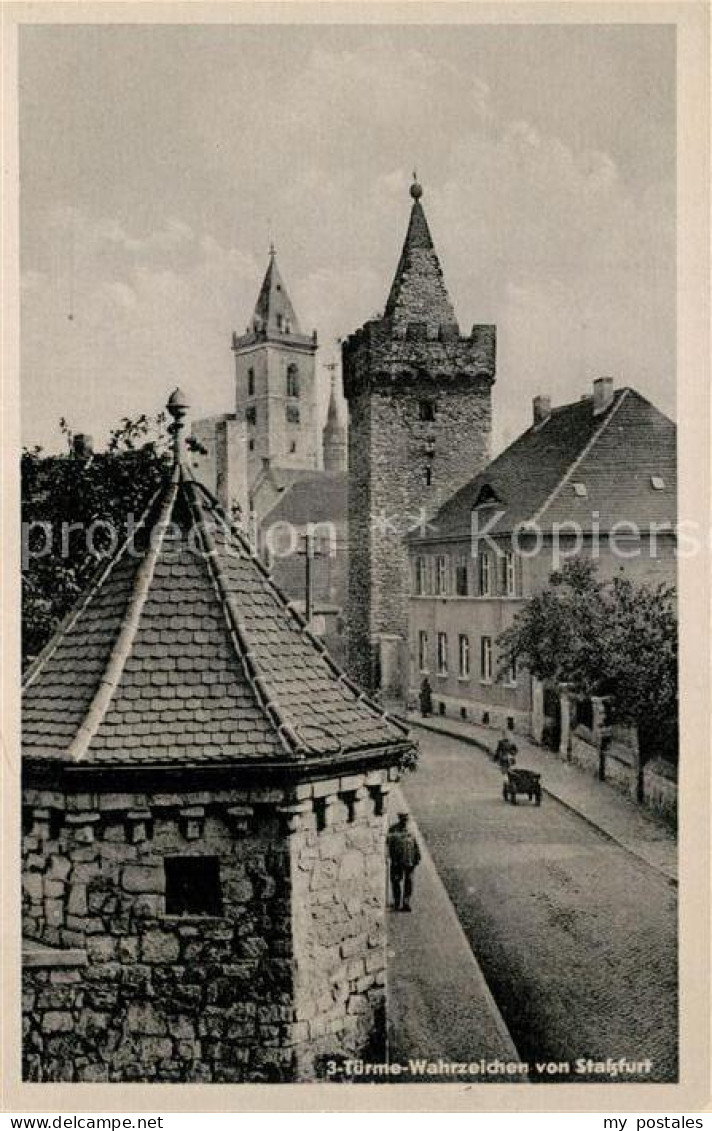 Stassfurt Drei Tuerme Wahrzeichen