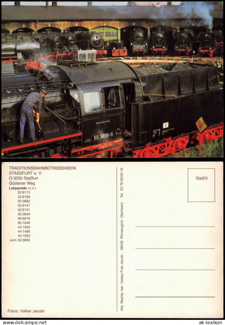 Staßfurt Stassfurt Traditionsbahnbetriebswerk Dampflokomotive 2001