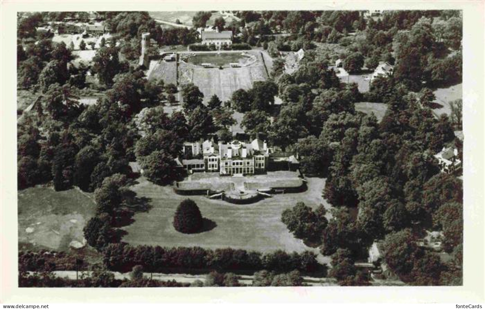 Staten Island New York USA St. Charles B. Seminary Flagg Place aerial view