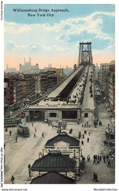 AQYP7-0362-ETATS-UNIS - NEW YORK CITY - Williamsburg bridge approach