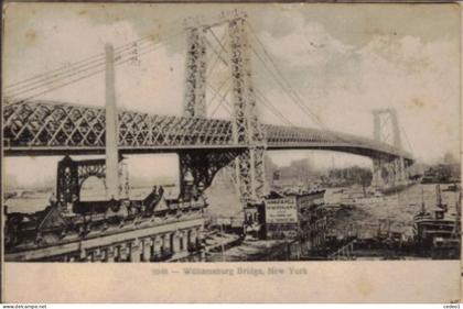 NEW YORK  WILLIAMSBURG BRIDGE EN 1907