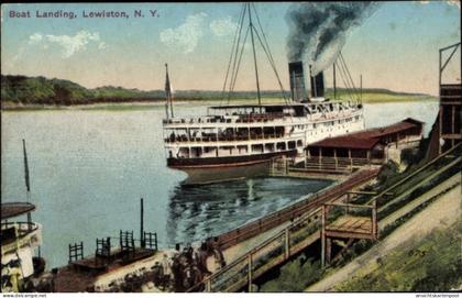 CPA Lewiston New York USA, Boat Landing