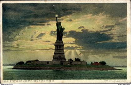 CPA New York City USA, Freiheitsstatue