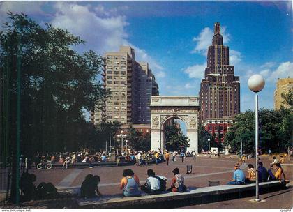 CPM Greenwich Village New York City The Lamous arch in Washington