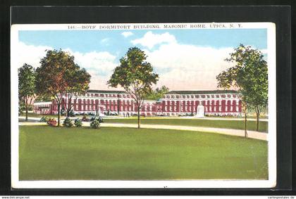 AK Utica, NY, Boys Dormitory Building, Masonic Home